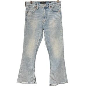Lucky Brand Bridgette High Rise Bootcut Jeans Size 2 / 26 Light Wash Slit Hem
